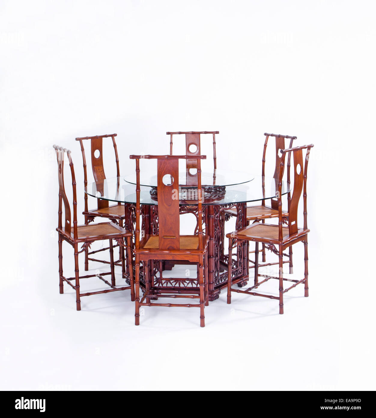 Antique Chinese table and chair Stock Photo Alamy