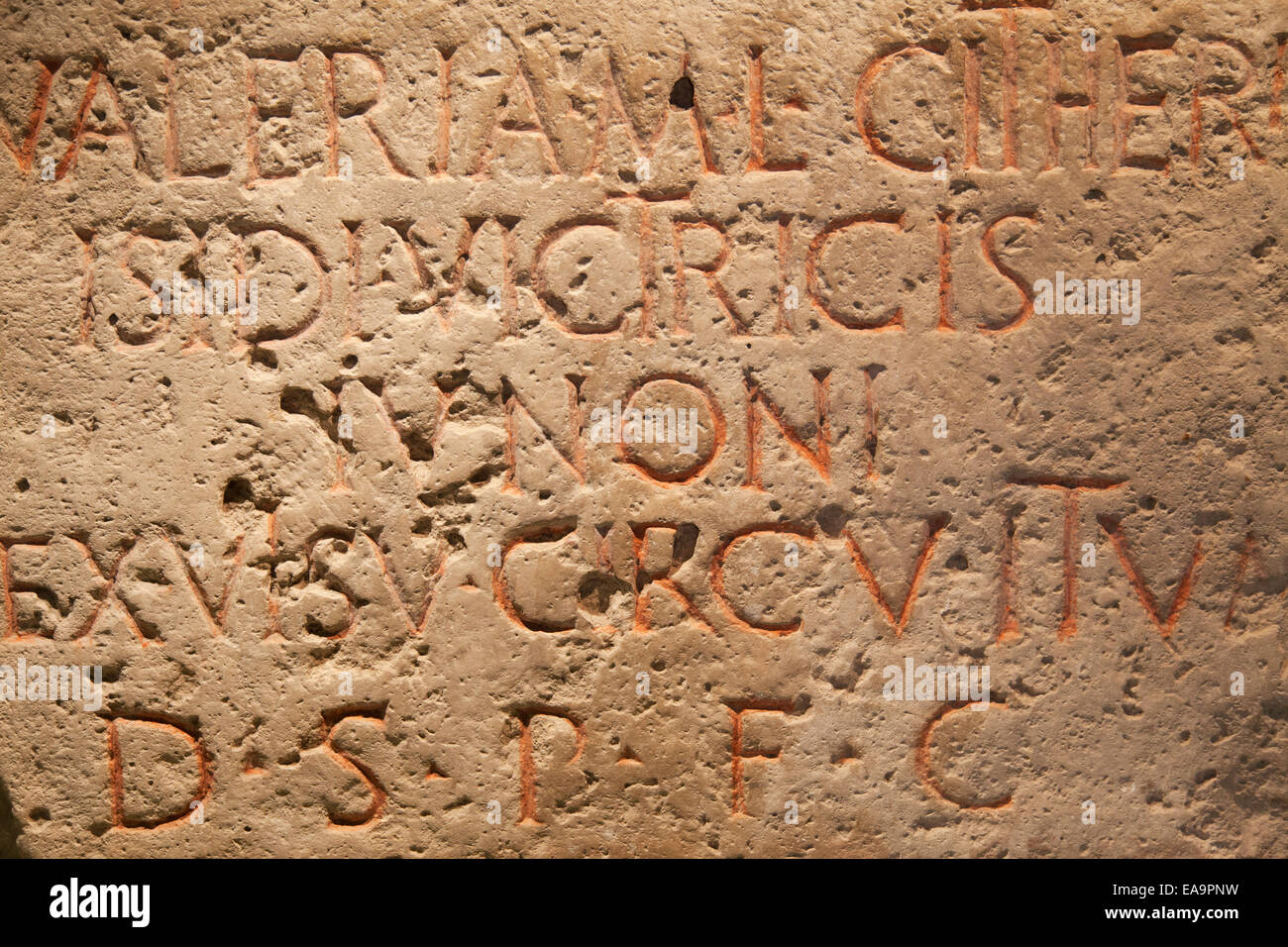 Inscription Rome Roman letters inscription hi-res stock photography and images - Alamy