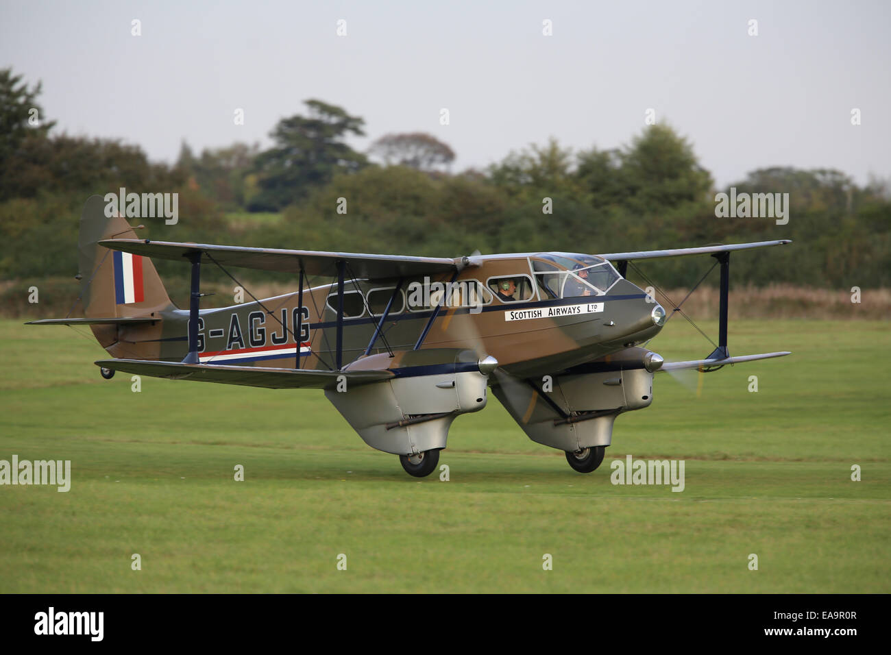 Preserved de Havilland DH.89 Dragon Rapide twinengined passenger