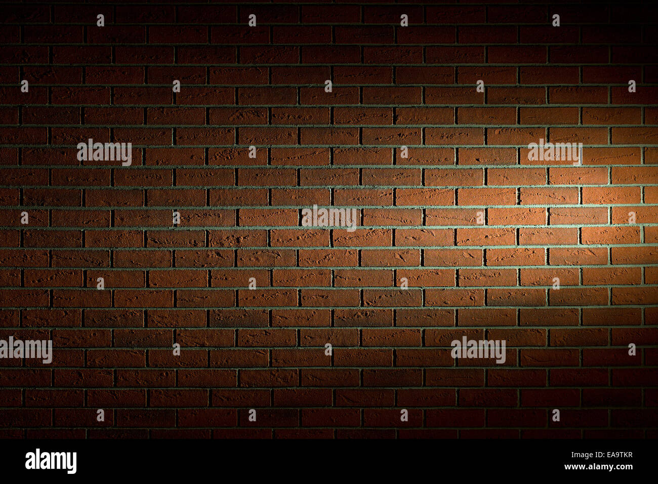 brick wall texture with spot light Stock Photo - Alamy