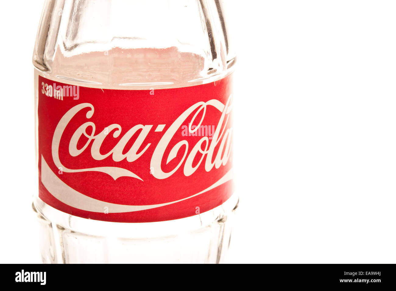empty coca cola plastic bottle