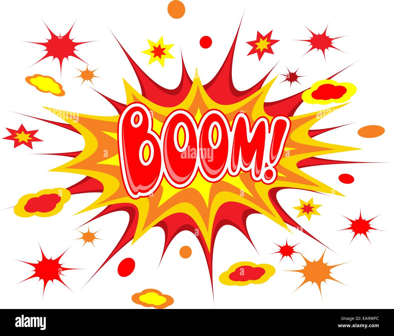 Boom vector vectors hi-res stock photography and images - Alamy