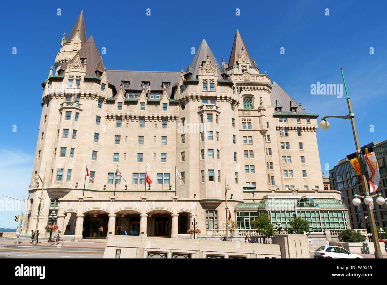 Ottawa, Canada August 08, 2008 Chateau Laurier Hotel in Ottawa. This