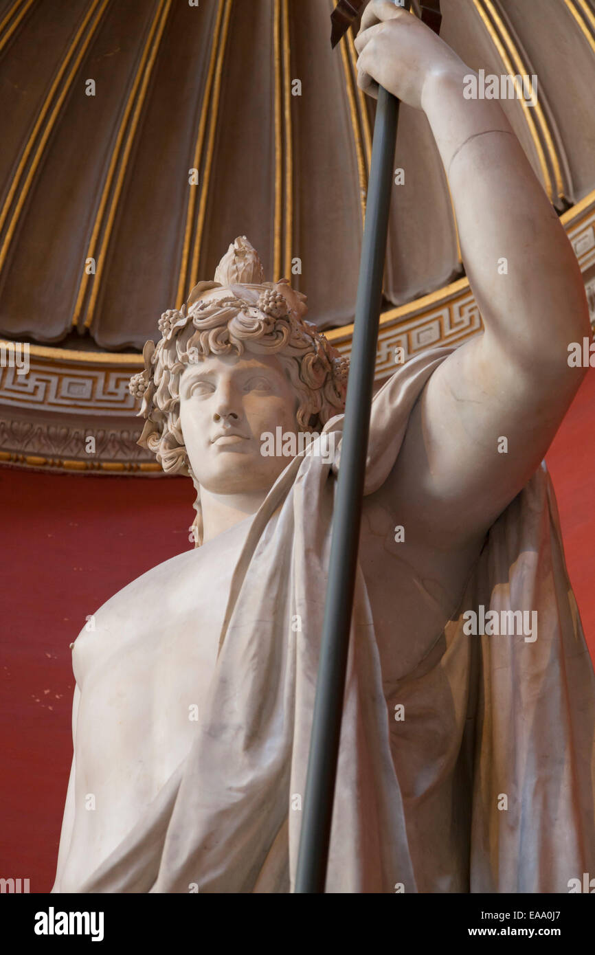The Braschi Antinous statue inside Vatican Museum (UNESCO World