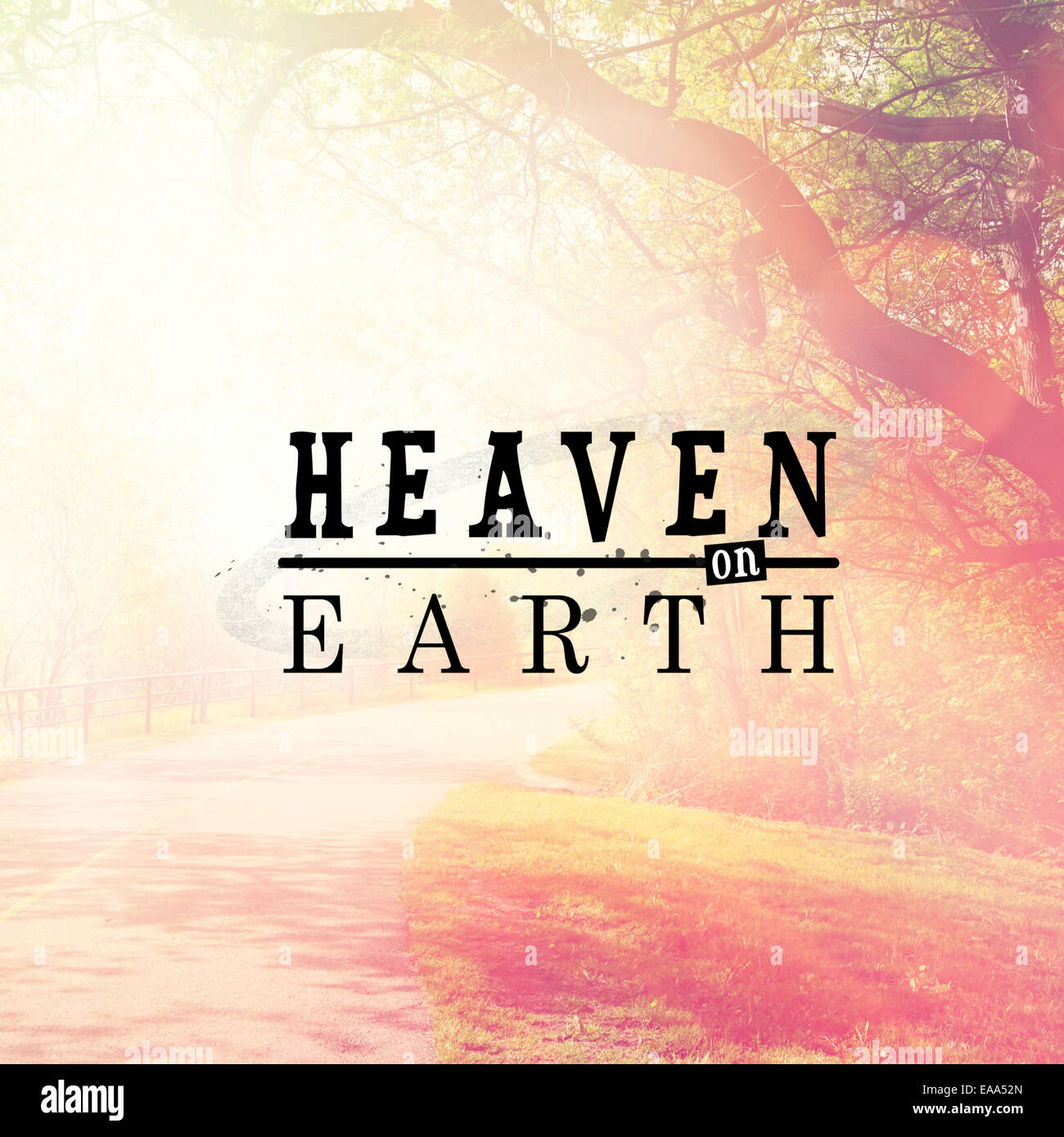 Inspirational Typographic Quote Stock Photo - Alamy