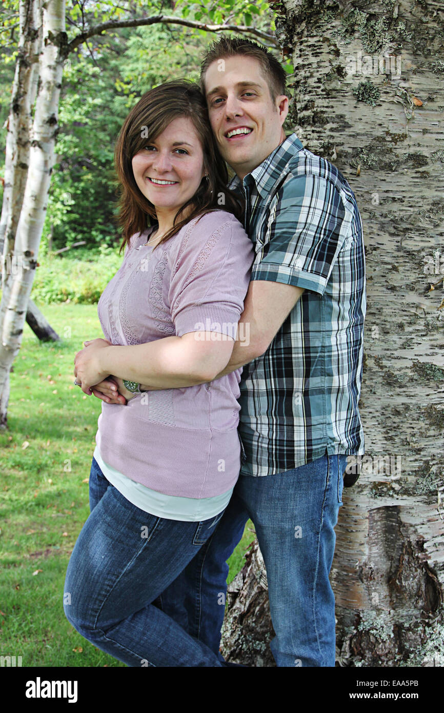 Young couple Portrait Stock Photo - Alamy