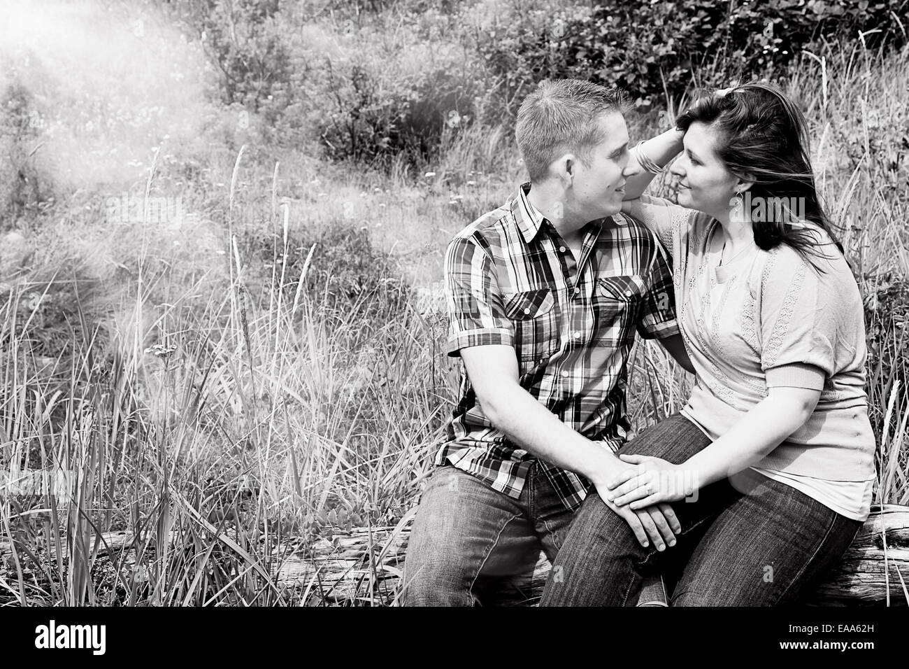 Couple black man white woman model hi-res stock photography and images ...
