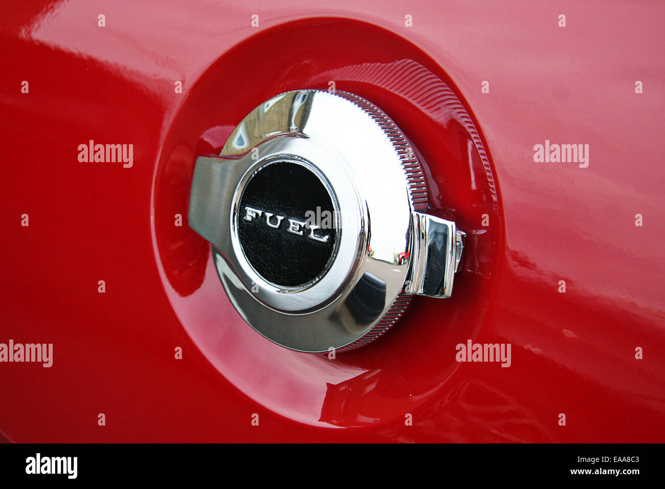 car fuel cap Stock Photo