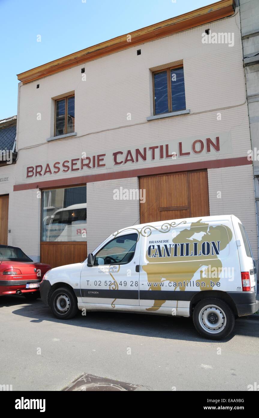 Brasserie Cantillon, Brussels, Belgium Stock Photo Alamy
