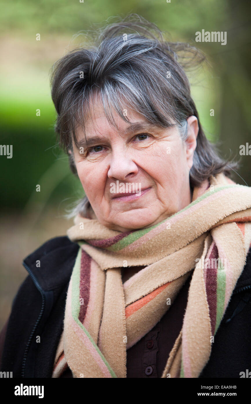 Author Susan Hill at her home in Gloucesteshire, UK. Stock Photo