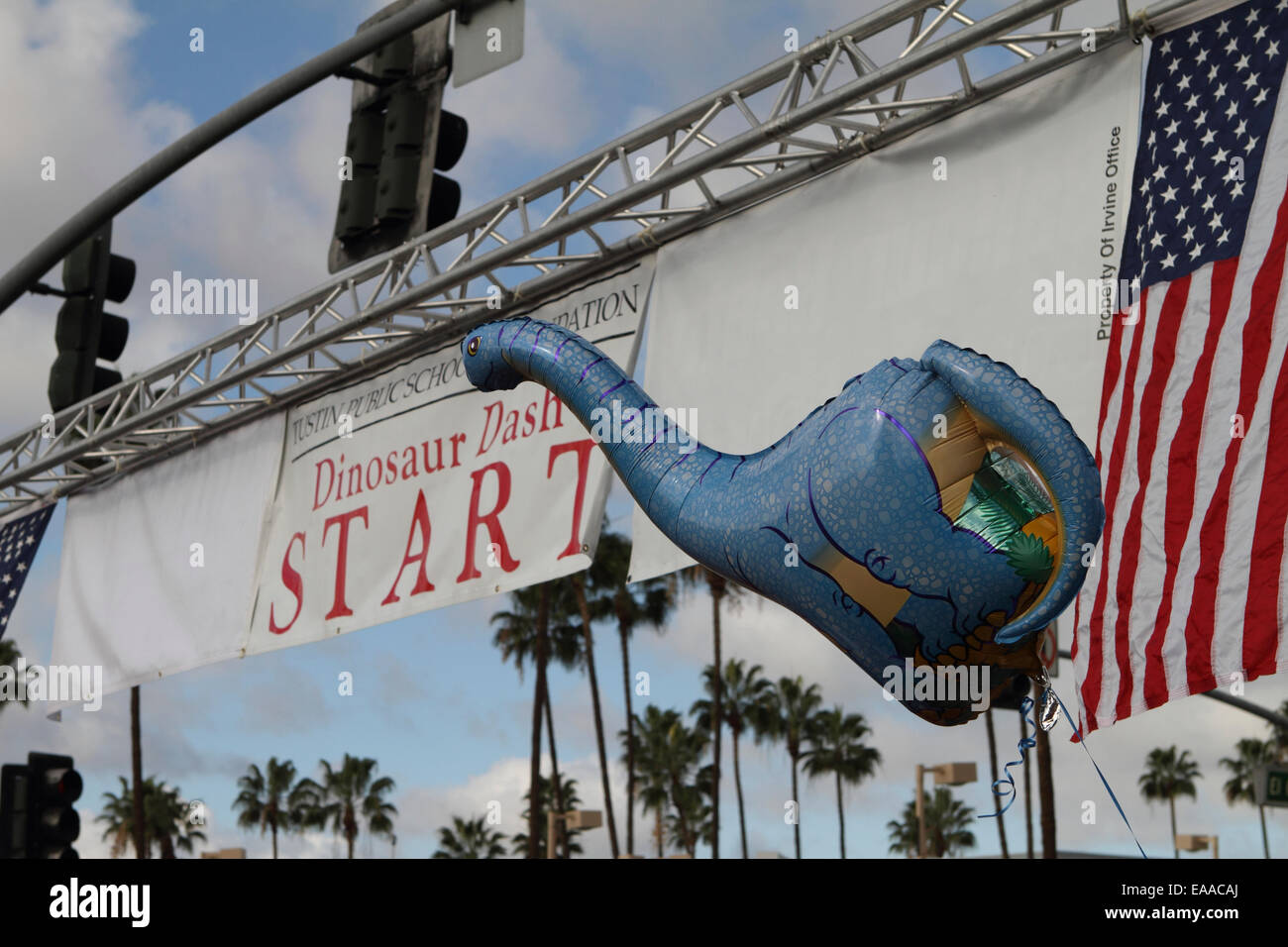 A popcorn machine at the Tustin Dino dash event in Southern California USA  Stock Photo - Alamy