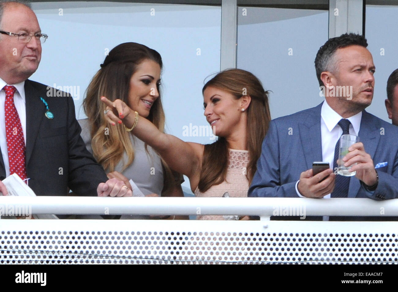 Boodles Ladies Day during the May Festival at Chester Racecourse  Featuring: Coleen Rooney Where: Liverpool, United Kingdom When: 08 May 2014 Stock Photo