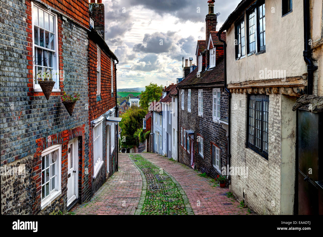 Keere Street, Lewes, Sussex, England Stock Photo Alamy