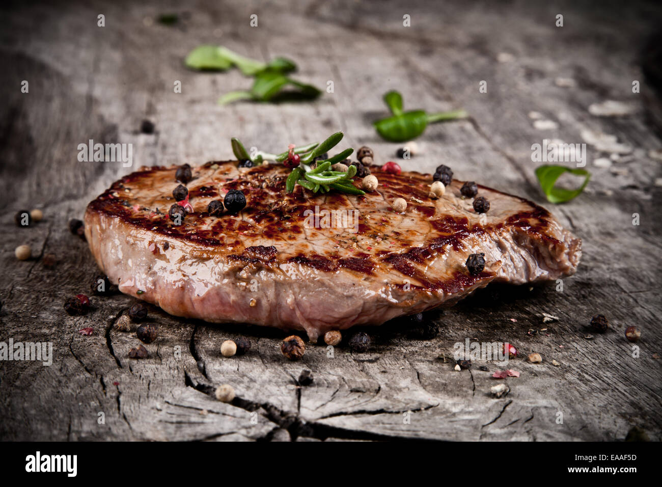 Cooked beef steak hires stock photography and images Alamy