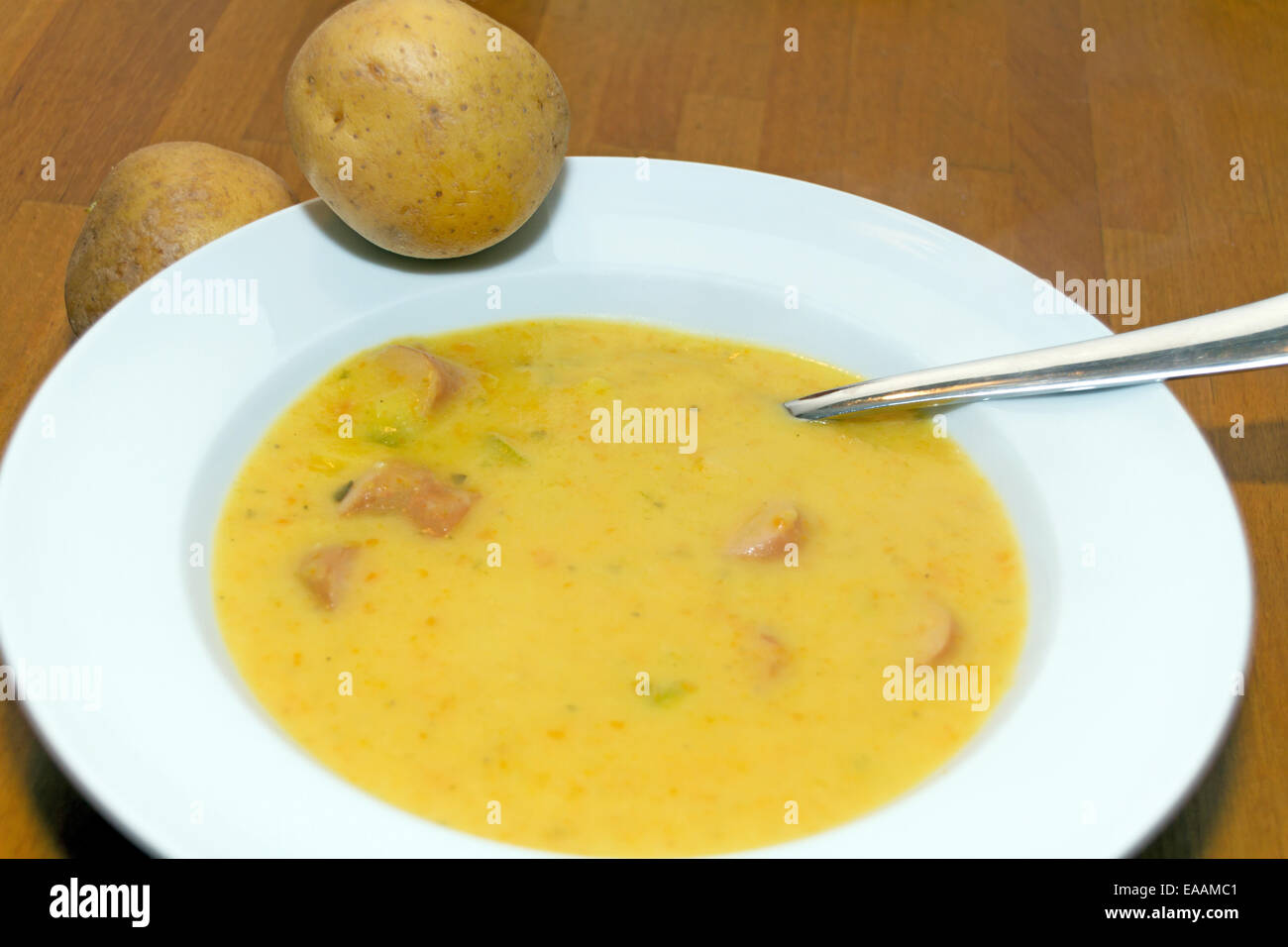 Potato soup Stock Photo