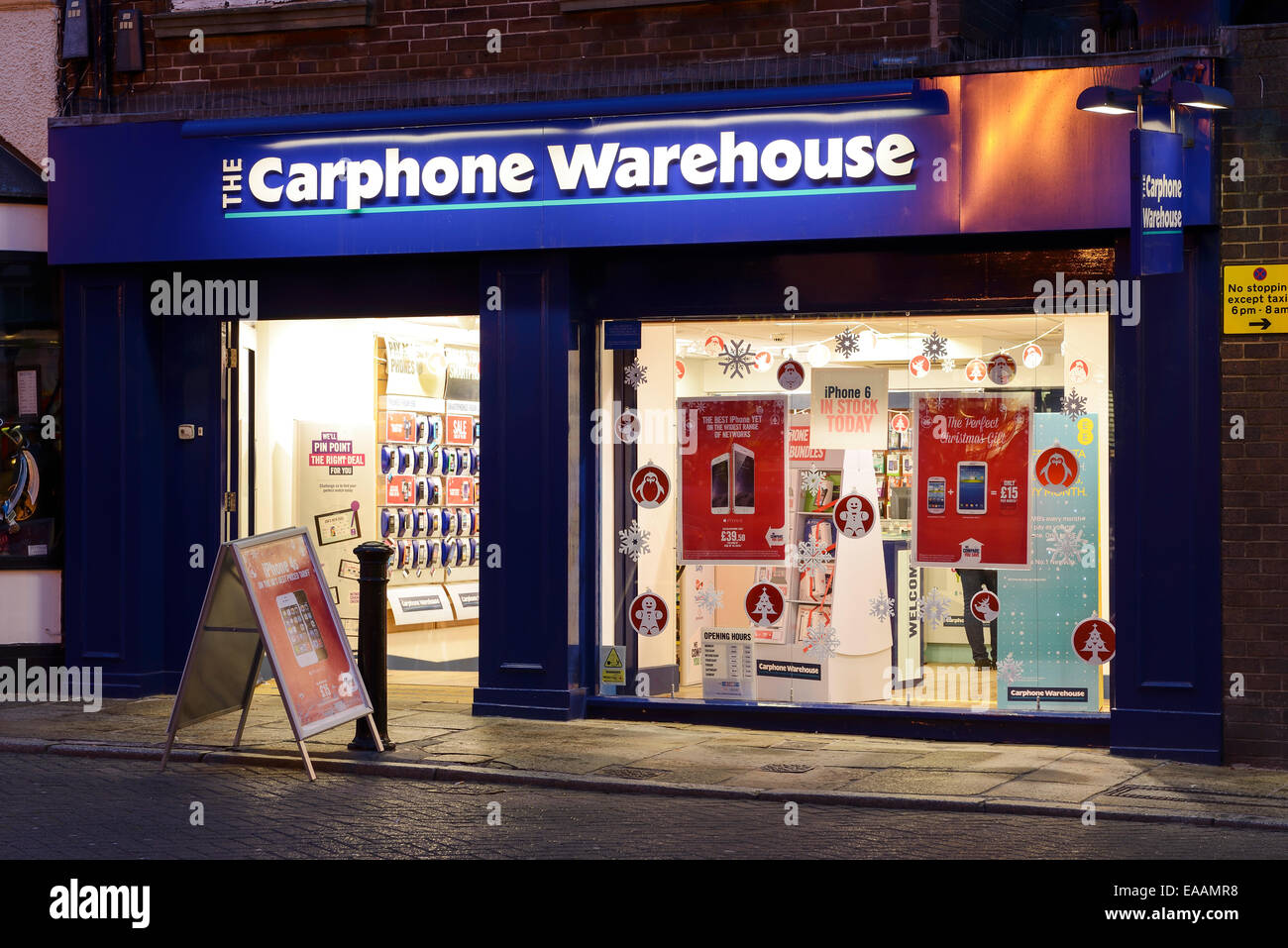 The Carphone Warehouse shop in Chester city centre UK Stock Photo