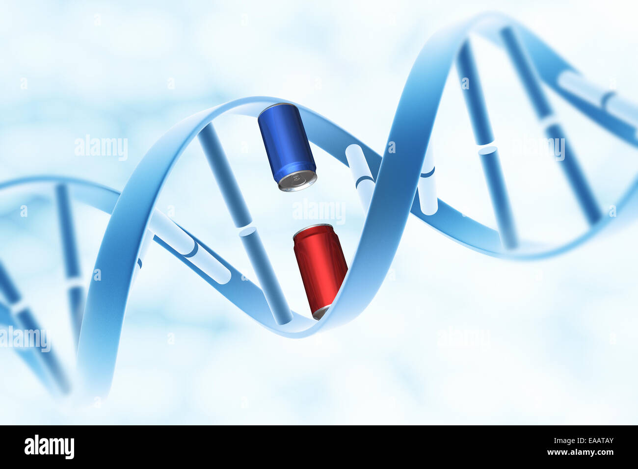 Cola generation.Fast food dependence Stock Photo