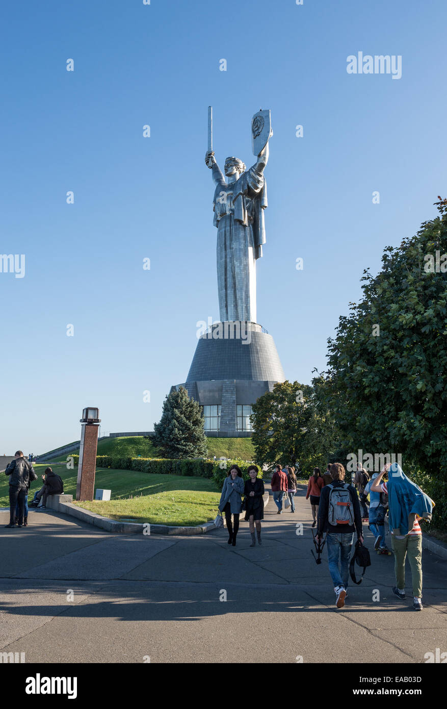 Mother Motherland statue designed by Yevgeny Vuchetich - part of the ...