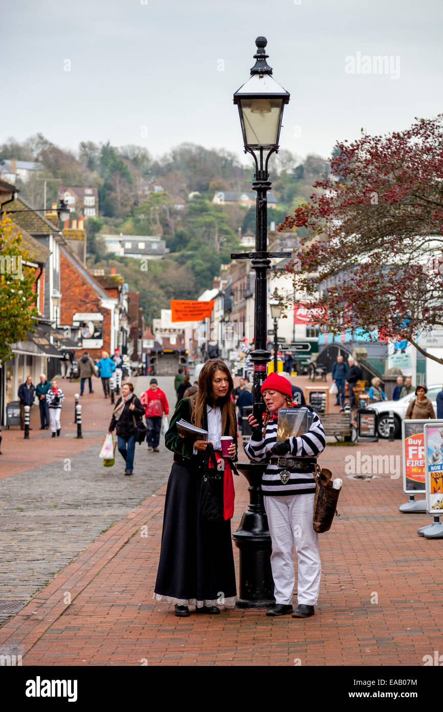 Bonfire Society Members Sell Programmes For The Annual Guy Fawkes Night ...