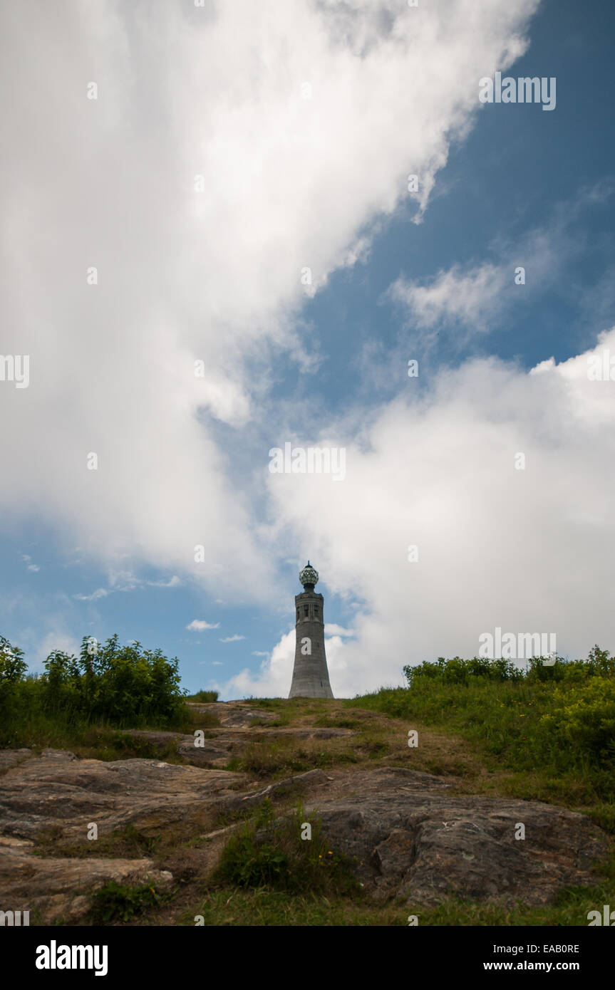 Monument at Mt. Greylock. Stock Photo