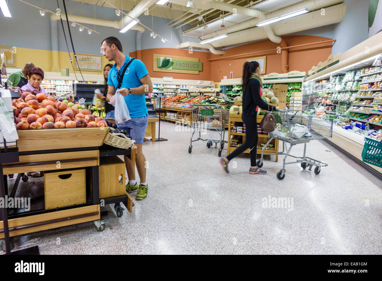 Miami Florida Publix grocery store supermarket shopping food sale Stock Photo 75230756 Alamy