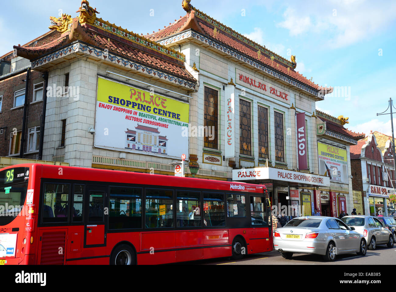 Himalaya Palace Cinema, South Road, Southall, London Borough of Ealing, Greater London, England, United Kingdom Stock Photo