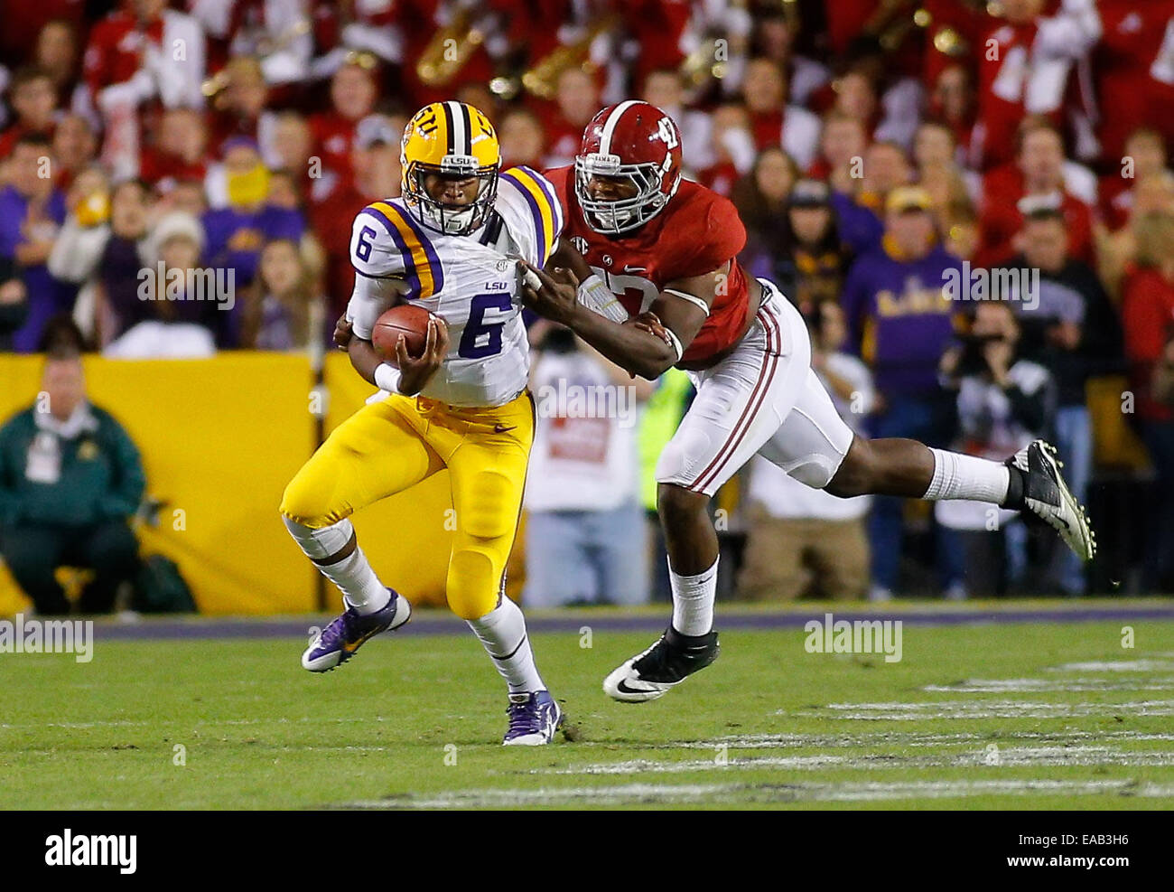 Lsu football hi-res stock photography and images - Alamy