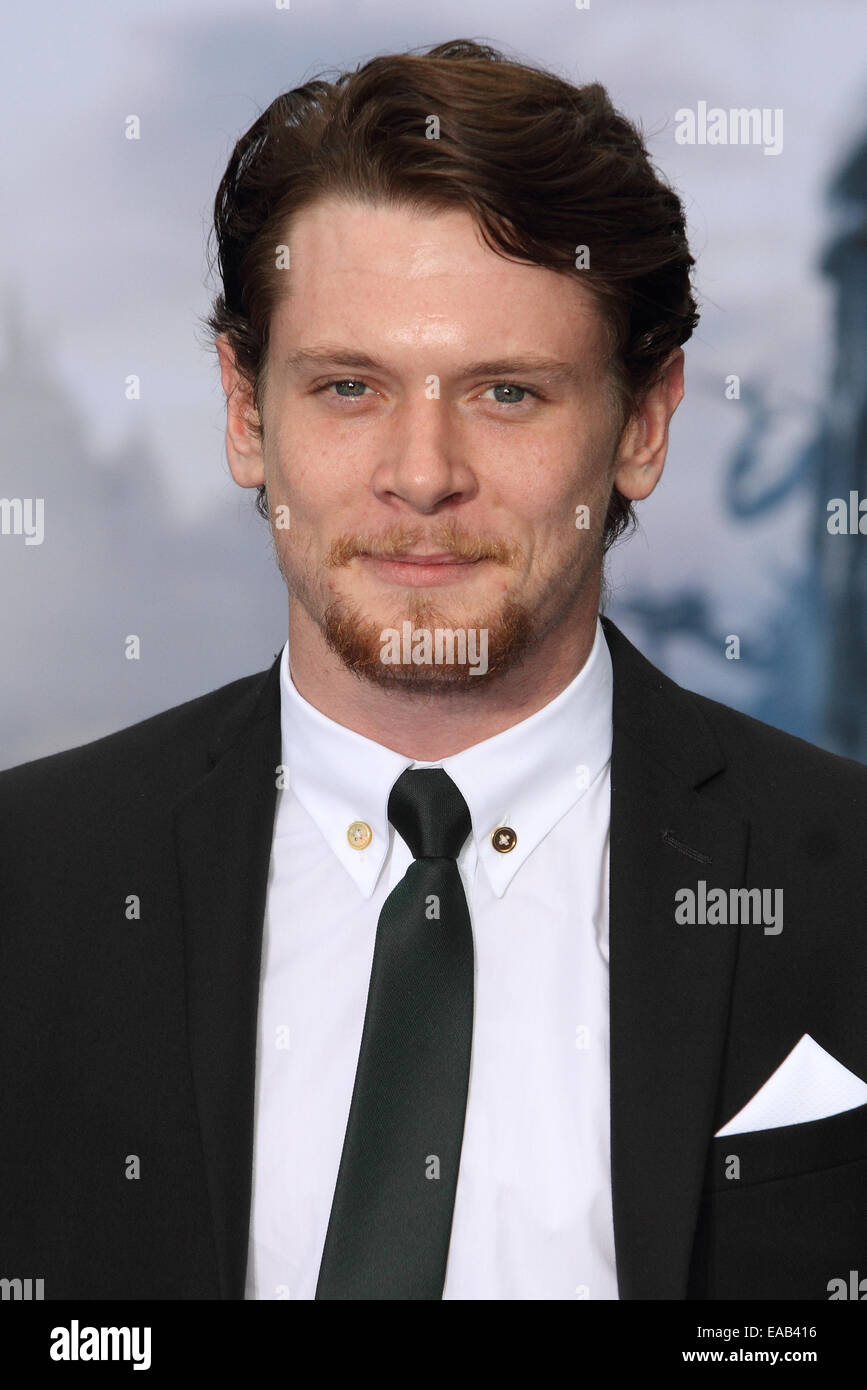 'Maleficent' Film Event at Kensington Palace, London  Featuring: Jack O'Connell Where: London, United Kingdom When: 08 May 2014 Stock Photo