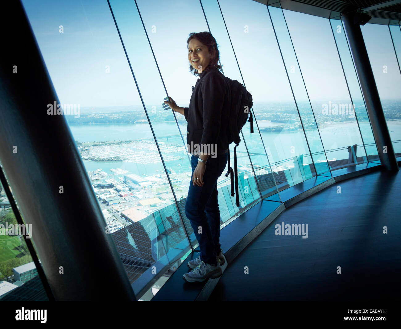 MR. No apparent photography or PR restrictions on Skytower website or ticket. Stock Photo