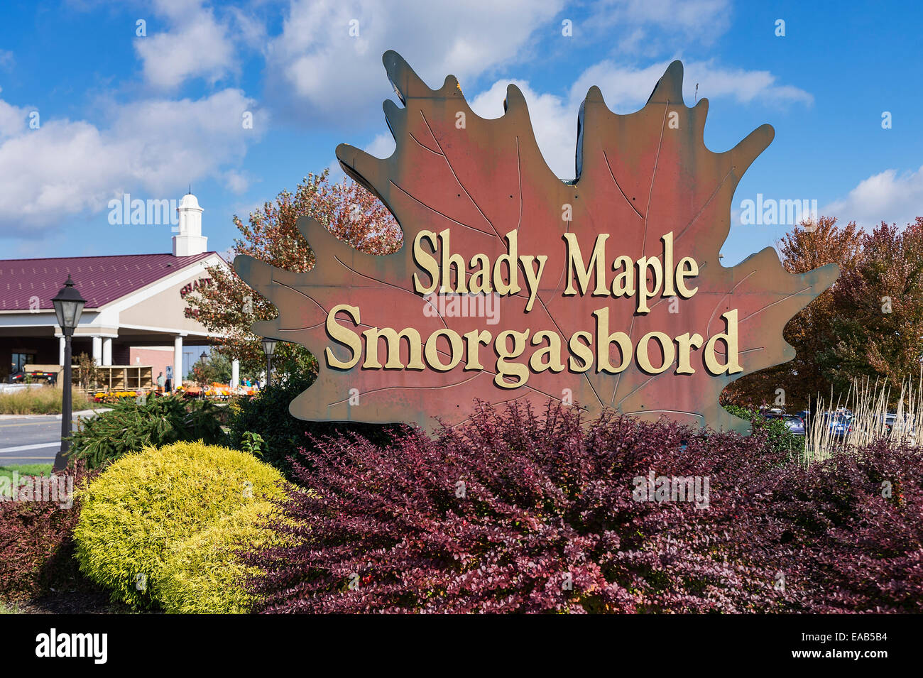 Shady Maple Smorgasbord, East Earl, Lancaster, Pennsylvania, USA Stock Photo