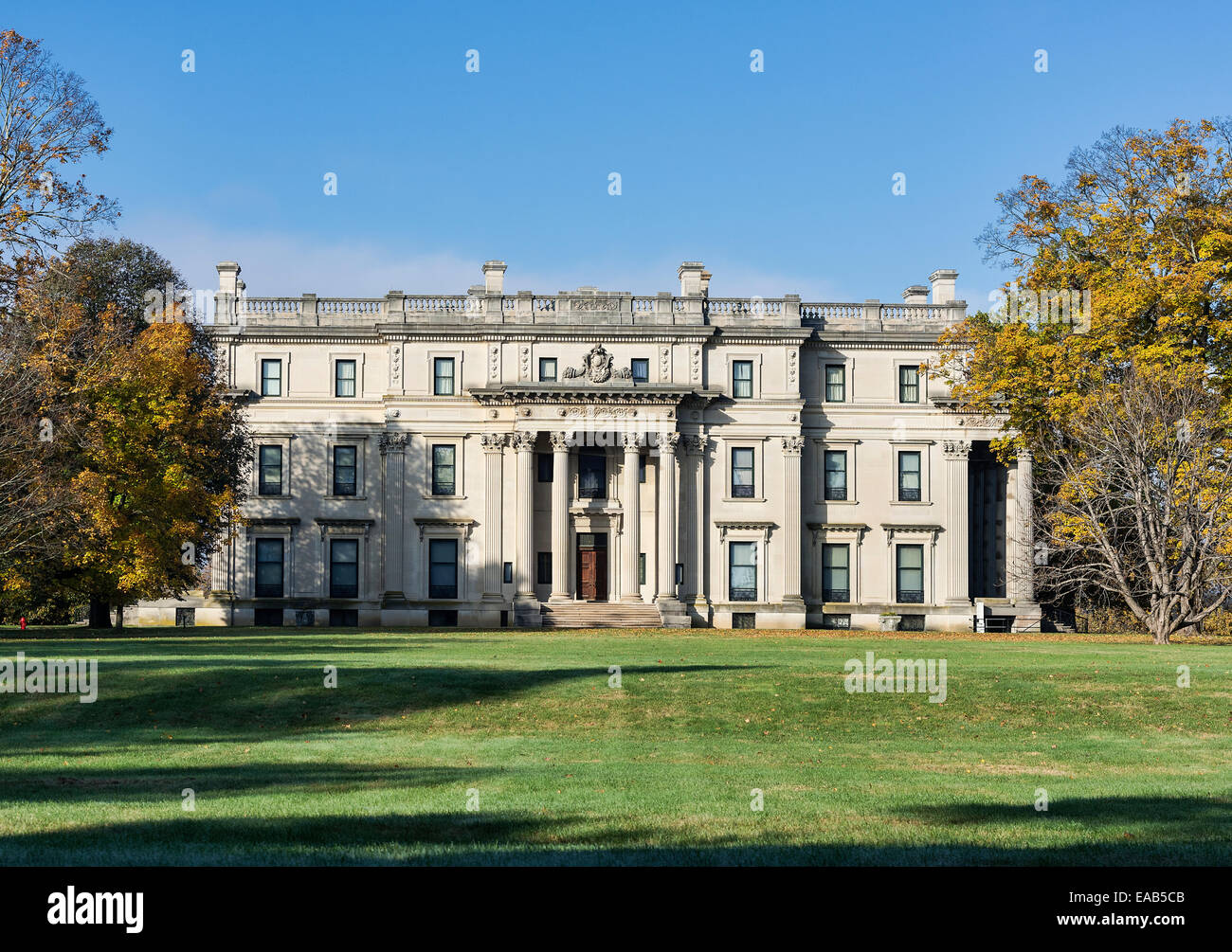 Vanderbilt Mansion National Historic Site, Hyde Park, New York, USA Stock Photo