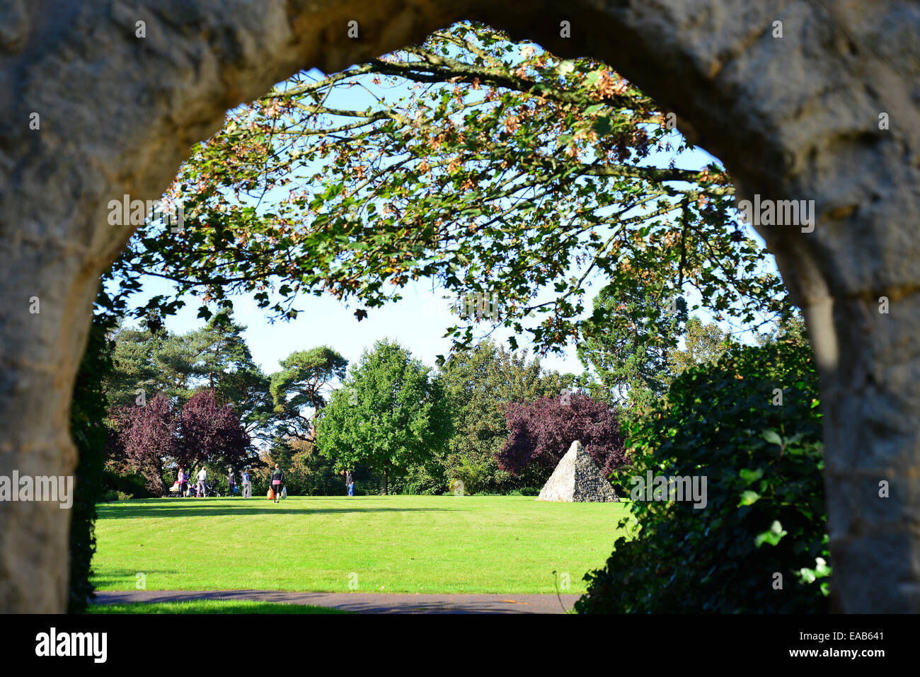 Castle Gardens, Reigate Castle, Reigate, Surrey, England, United Kingdom Stock Photo
