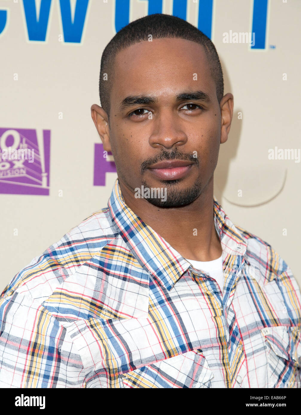Celebrities attend NEW GIRL Season Three finale screening & panel at Zanuck Theatre on the FOX lot.  Featuring: Damon Wayans,Jr. Where: Los Angeles, California, United States When: 08 May 2014 Stock Photo