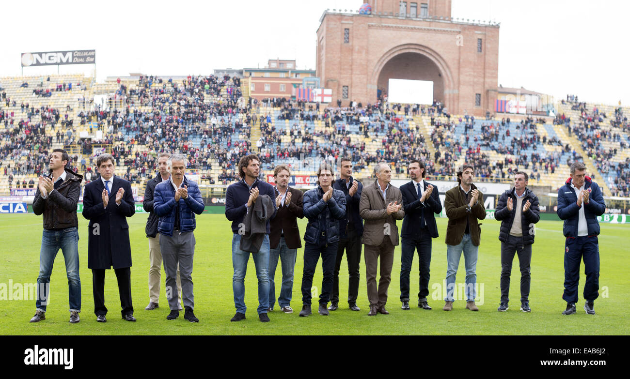 Bologna, Italy. 9th Nov, 2014. Joe Tacopina & Bologna former players