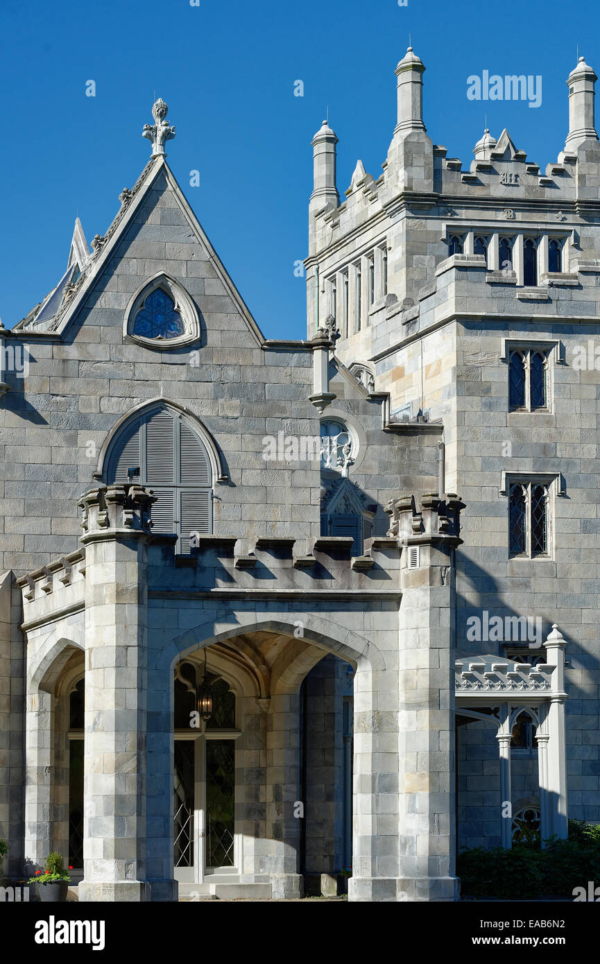 Lyndhurst Mansion,  Irvington, New York, USA Stock Photo