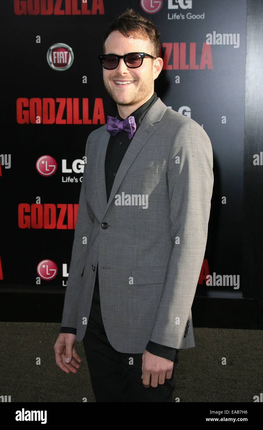 Godzilla Movie Premiere held at Dolby Theatre in Los Angeles, California.  Featuring: Max Borenstein Where: Los Angeles, California, United States When: 08 May 2014 Stock Photo