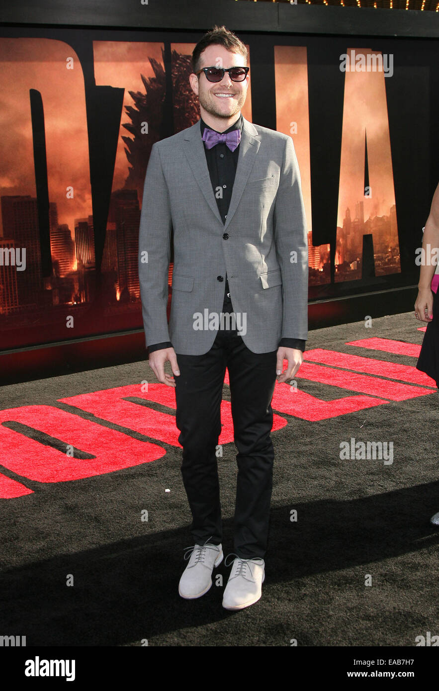 Godzilla Movie Premiere held at Dolby Theatre in Los Angeles, California.  Featuring: Max Borenstein Where: Los Angeles, California, United States When: 08 May 2014 Stock Photo
