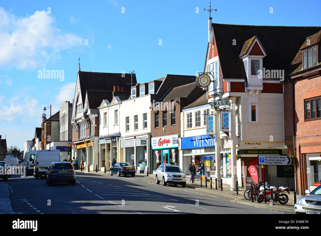 High Street, Dorking, Surrey, England, United Kingdom Stock Photo Alamy