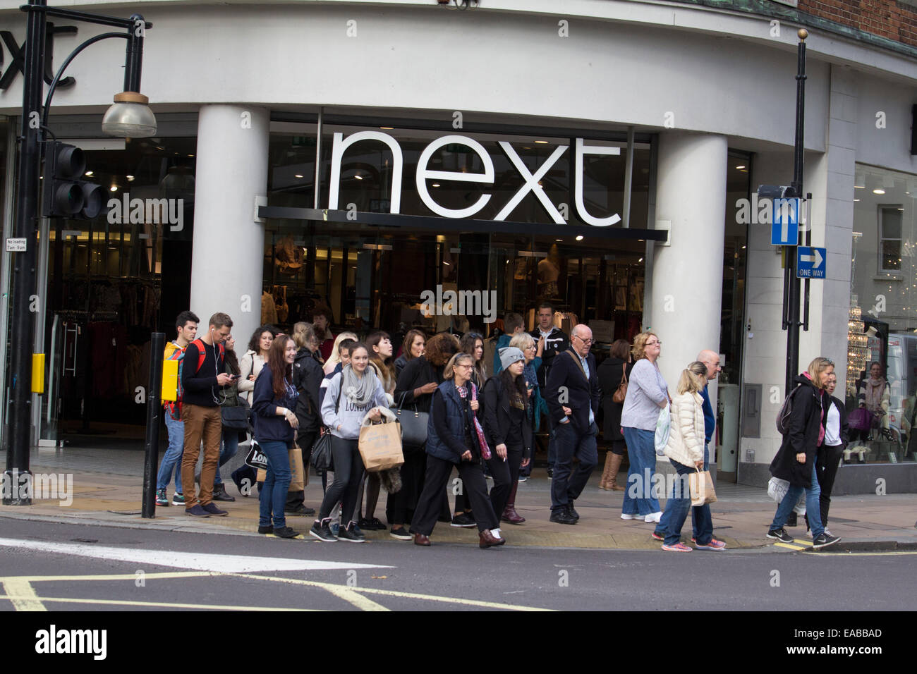 Next  retail clothing shop Oxford Street London Stock Photo
