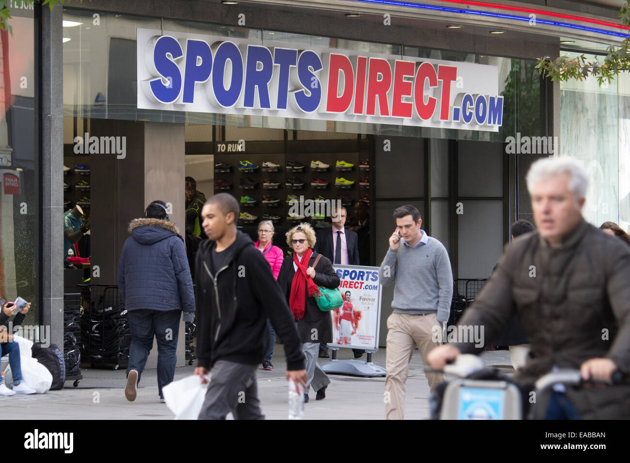 Sports Direct Oxford street Stock Photo