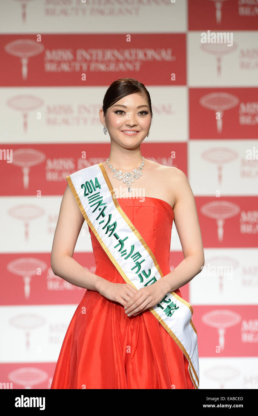 Tokyo Japan 4th Nov 14 Miss International Japan 14 Lila Hongo Attends The Miss International Japan 15 In Tokyo On November 4 14 C Aflo Alamy Live News Stock Photo Alamy