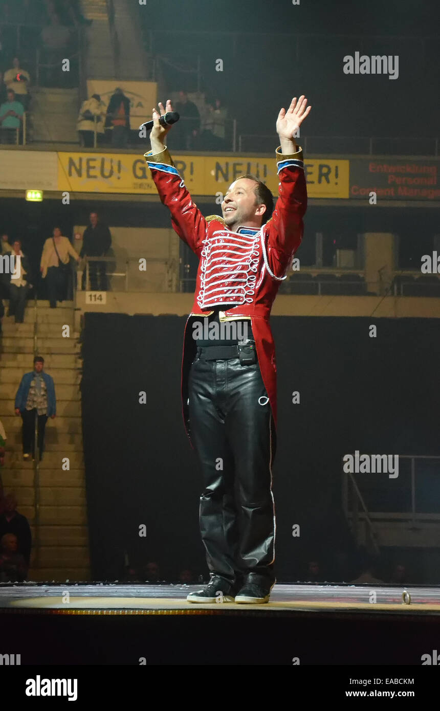 DJ Bobo performing live during his new show 'Circus' at Koenig Pilsener ...