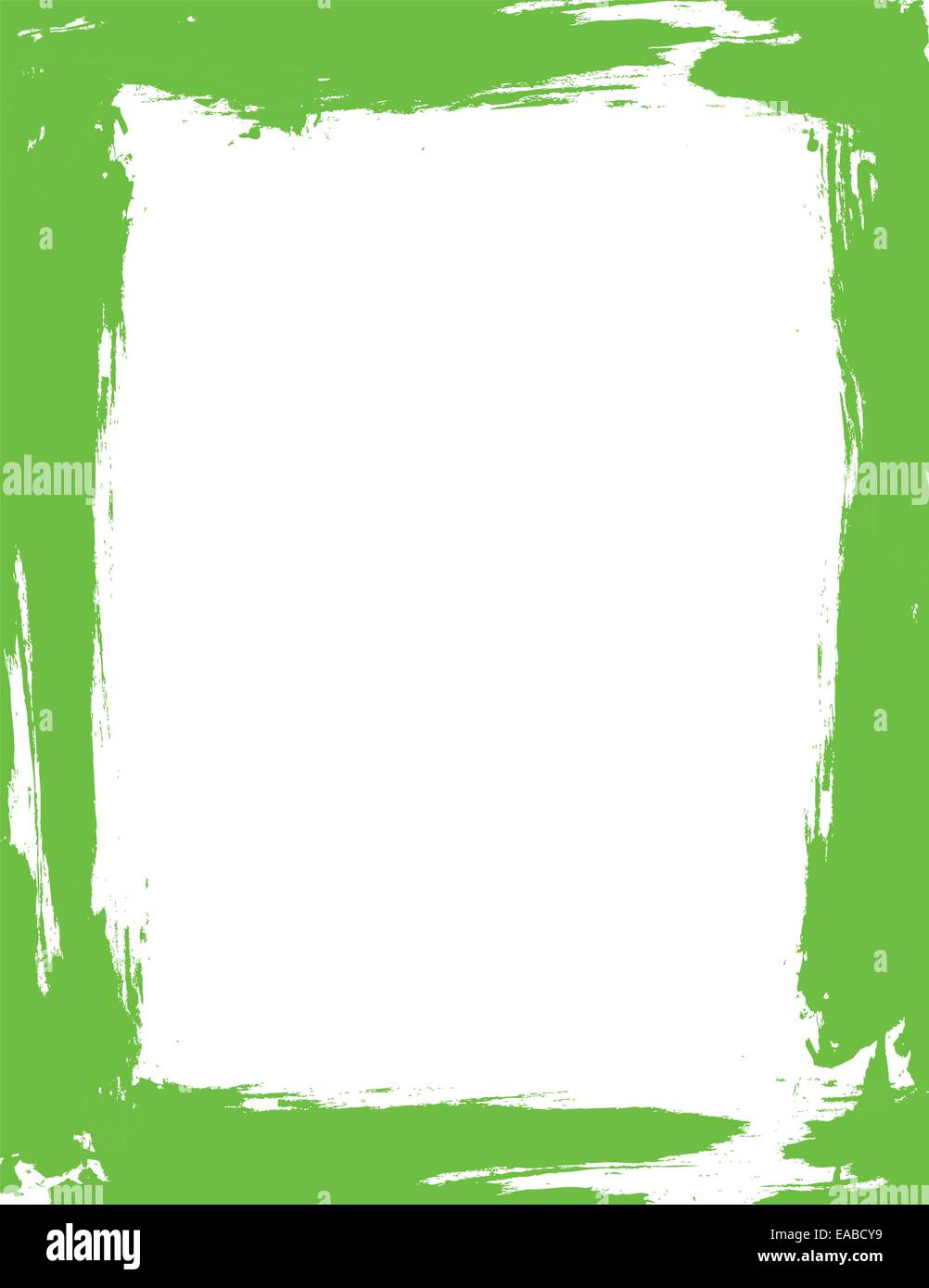 vector painted Frame with white background Stock Vector