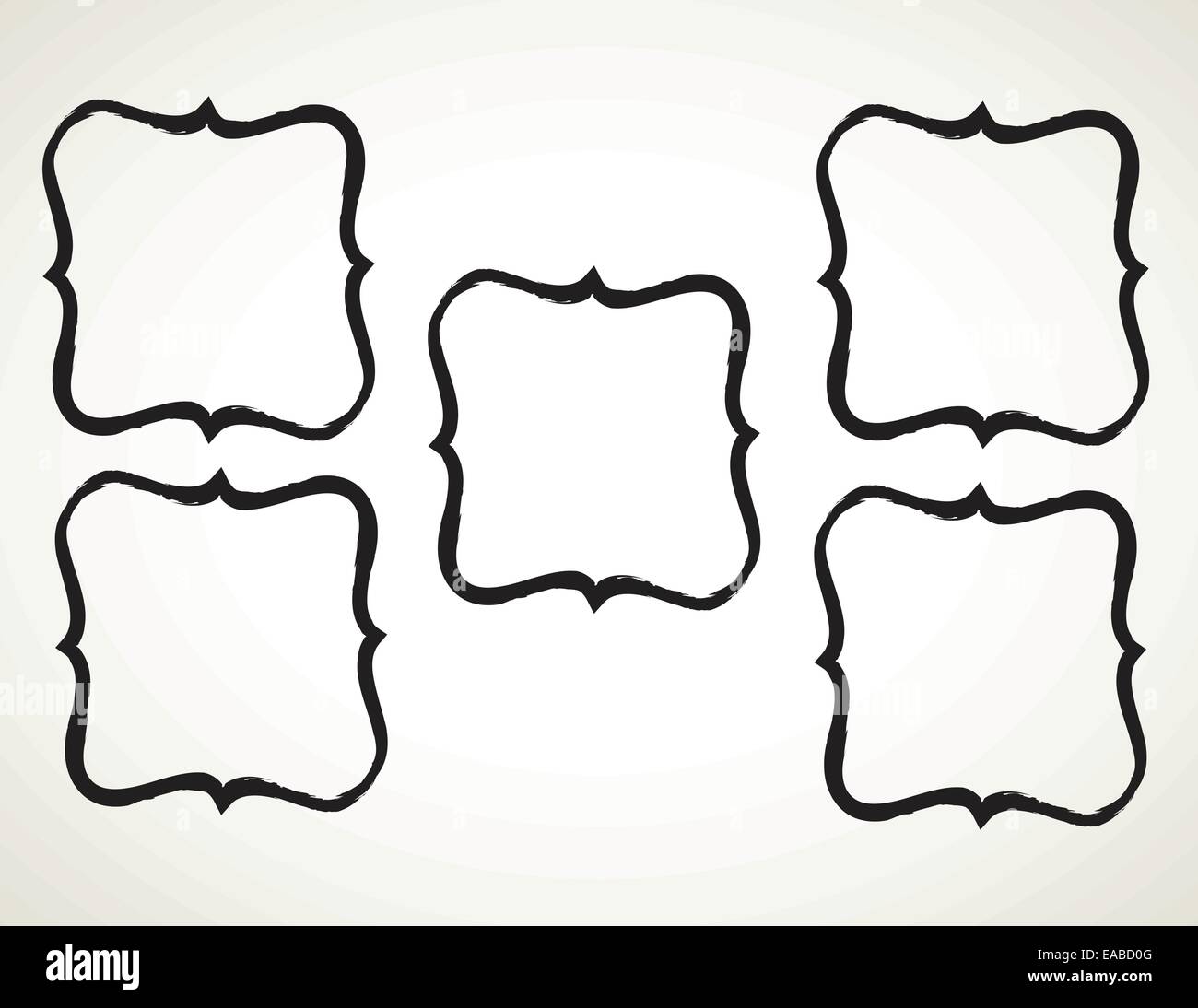 Frame handwriting Stock Vector Images - Alamy