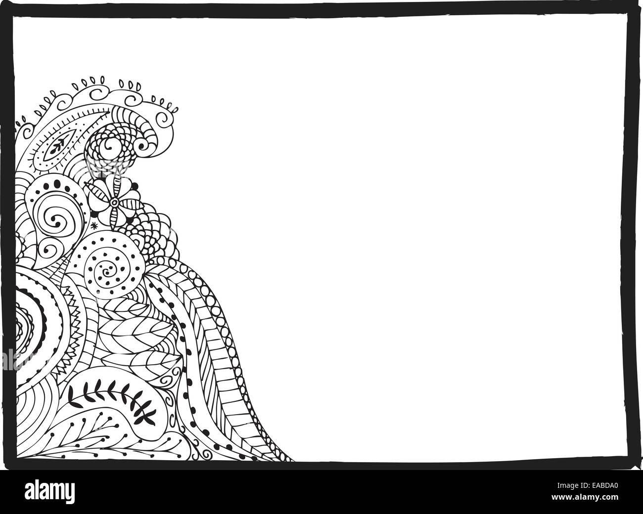 Abstract ink line drawing hi-res stock photography and images - Alamy