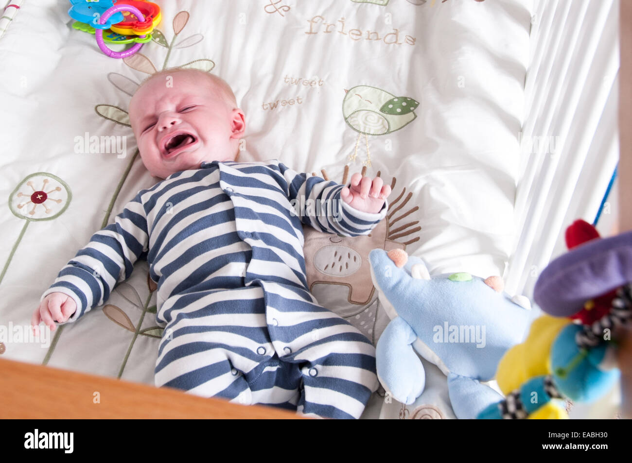 Crying baby cot hires stock photography and images Alamy