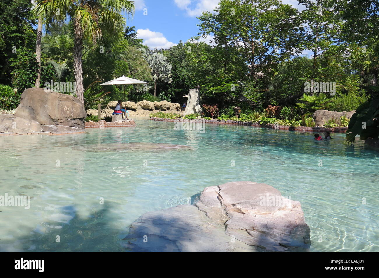 Discovery Cove Seaworld Stock Photo