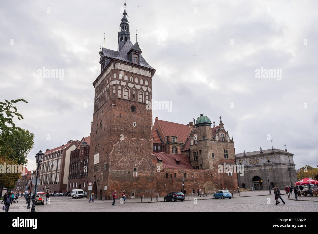 torture chamber and prison tower on Old Town of Gdansk, Poland Stock Photo