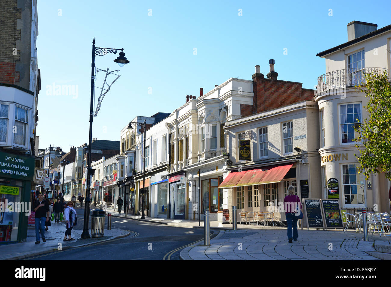 High Street, Ryde, Isle of Wight, England, United Kingdom Stock Photo