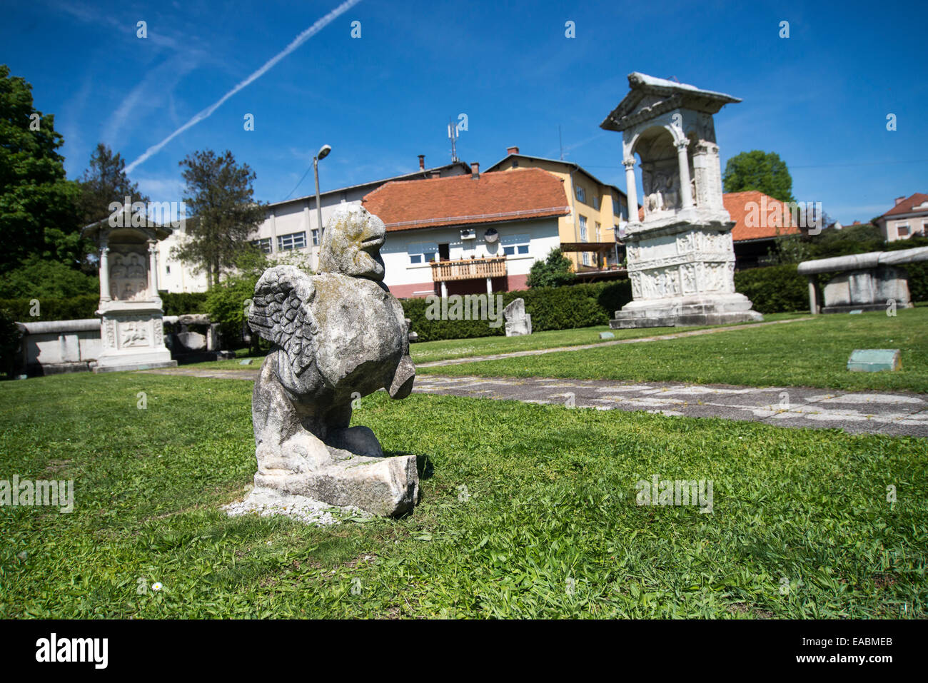Bautifuly preserved Roman monuments Stock Photo Alamy